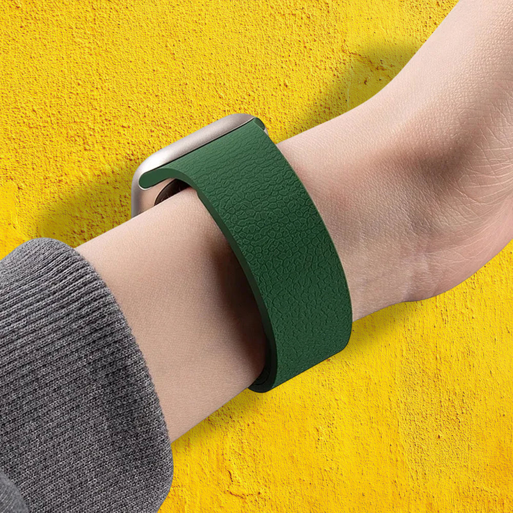 Pasek Techsuit W016 do Xiaomi Smart Band / Watch Series, Beż Pomarańczowy