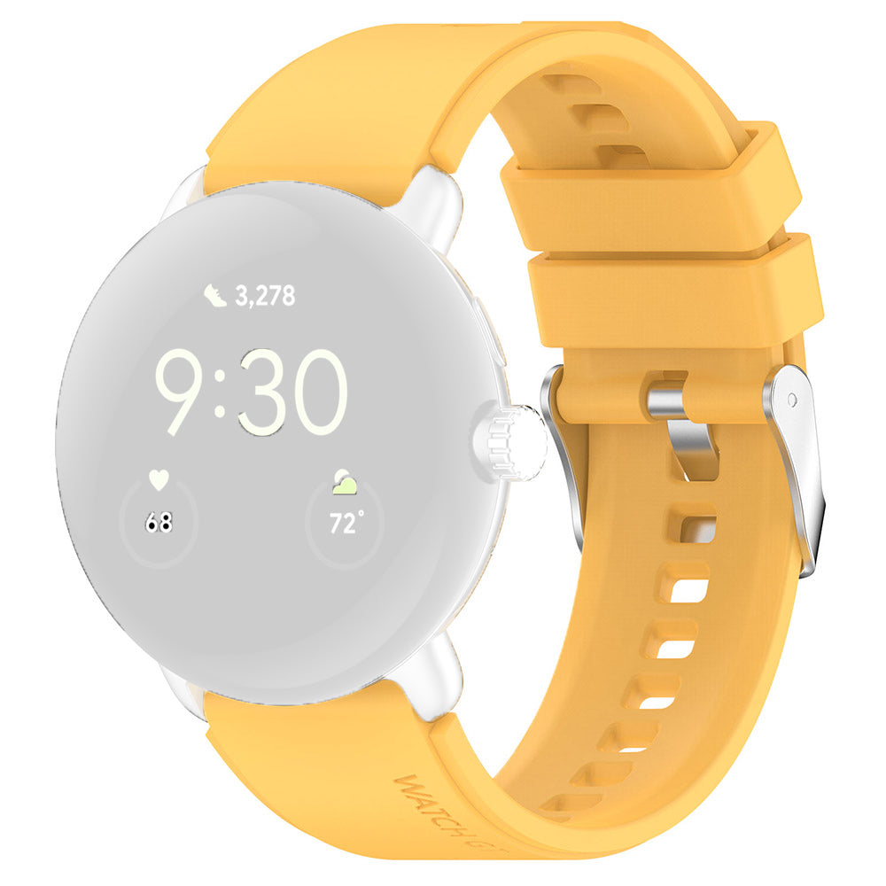 Pasek Techsuit W026 do Samsung Galaxy Watch / Huawei Watch Series, 20mm, Żółty