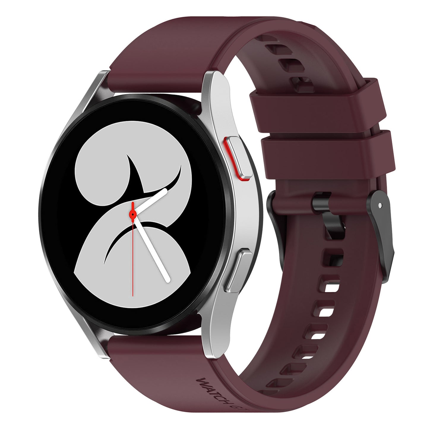 Pasek Techsuit W026 do Samsung Galaxy Watch / Huawei Watch Series, 20mm, Wiśniowy