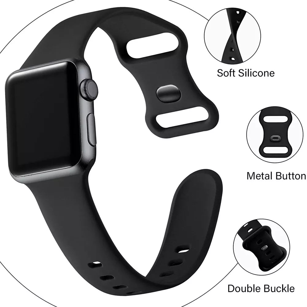 Pasek Techsuit W031 do Apple Watch 42mm / 41mm / 40mm / 38mm Series, Szary