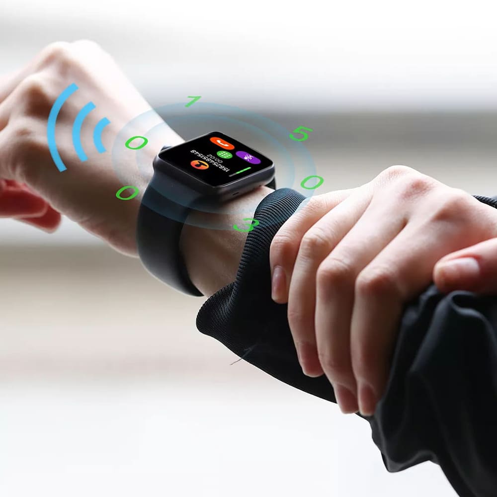 Pasek Techsuit W031 do Apple Watch 42mm / 41mm / 40mm / 38mm Series, Czarny