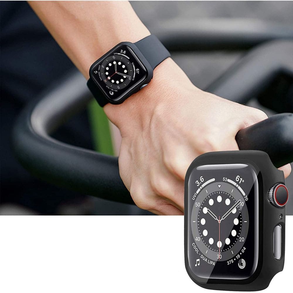 Pasek Techsuit W031 do Apple Watch 42mm / 41mm / 40mm / 38mm Series, Czarny