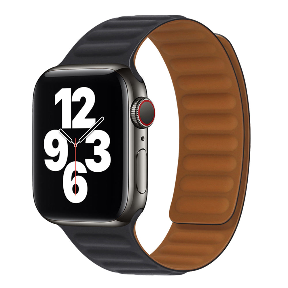 Pasek Techsuit W035 do Apple Watch 49mm / 46mm / 45mm / 44mm / 42mm Series, Czarny