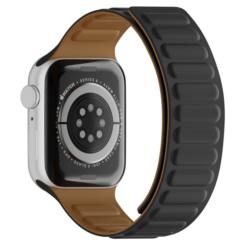 Pasek Techsuit W035 do Apple Watch 49mm / 46mm / 45mm / 44mm / 42mm Series, Czarny