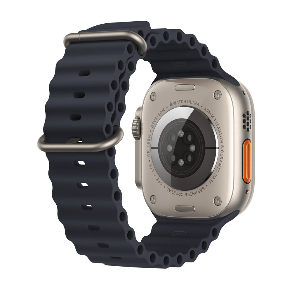 Pasek Techsuit W038 do Apple Watch 42mm / 41mm / 40mm / 38mm Series, Czarny