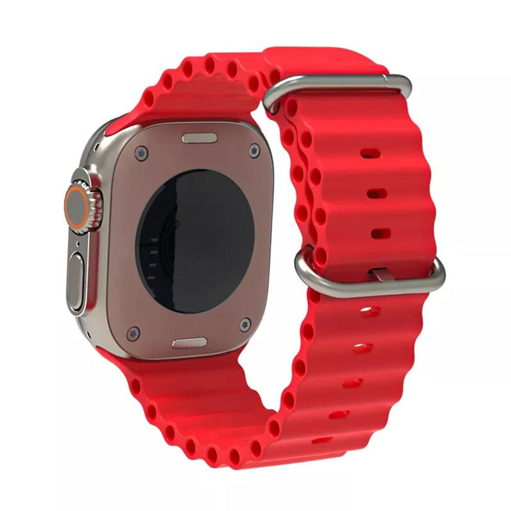 Pasek Techsuit W038 do Apple Watch 42mm / 41mm / 40mm / 38mm Series, Ciemnoczerwony