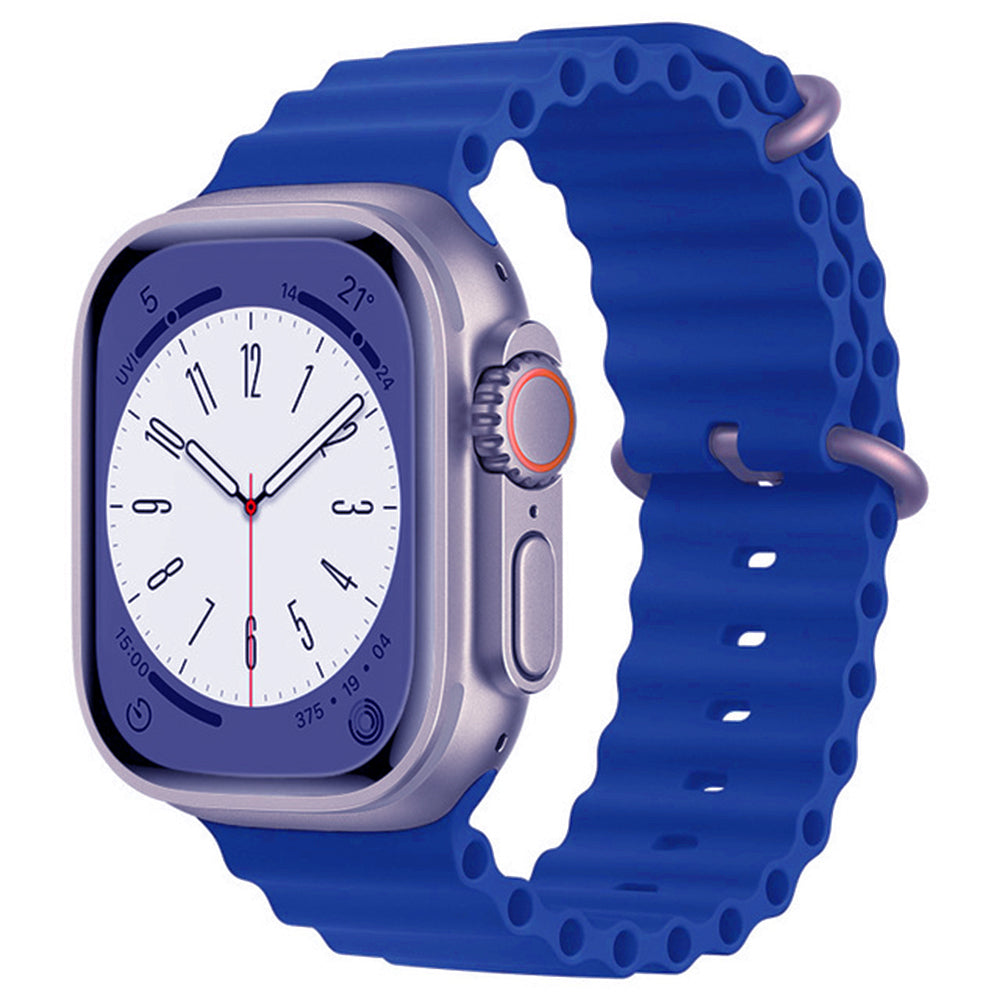 Pasek Techsuit W038 do Apple Watch 49mm / 46mm / 45mm / 44mm / 42mm Series, Niebieski