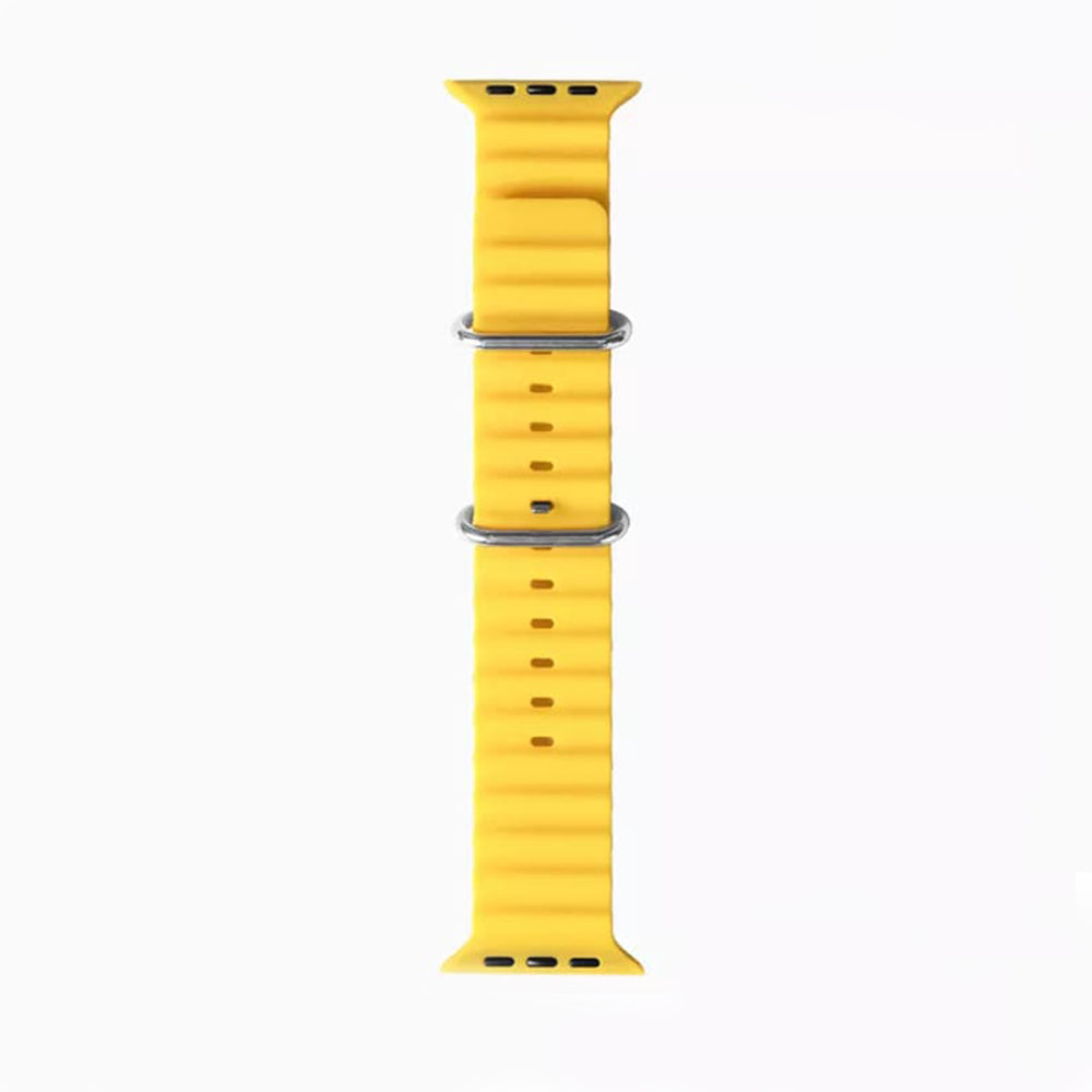 Pasek Techsuit W038 do Apple Watch 49mm / 46mm / 45mm / 44mm / 42mm Series, Żółty