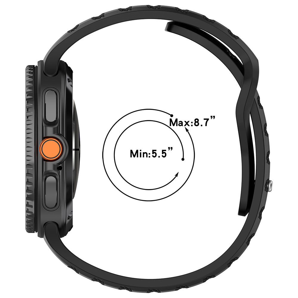Pasek Techsuit W050 dla Samsung Galaxy Watch 8 Classic / Watch8 44mm / Watch 8 40mm, Niebieski