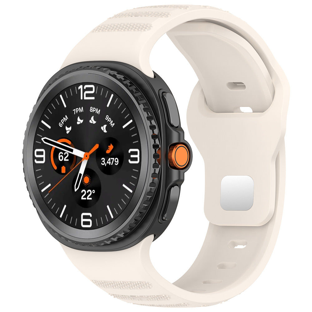 Pasek Techsuit W050 dla Samsung Galaxy Watch 8 Classic / Watch8 44mm / Watch 8 40mm, Beżowy