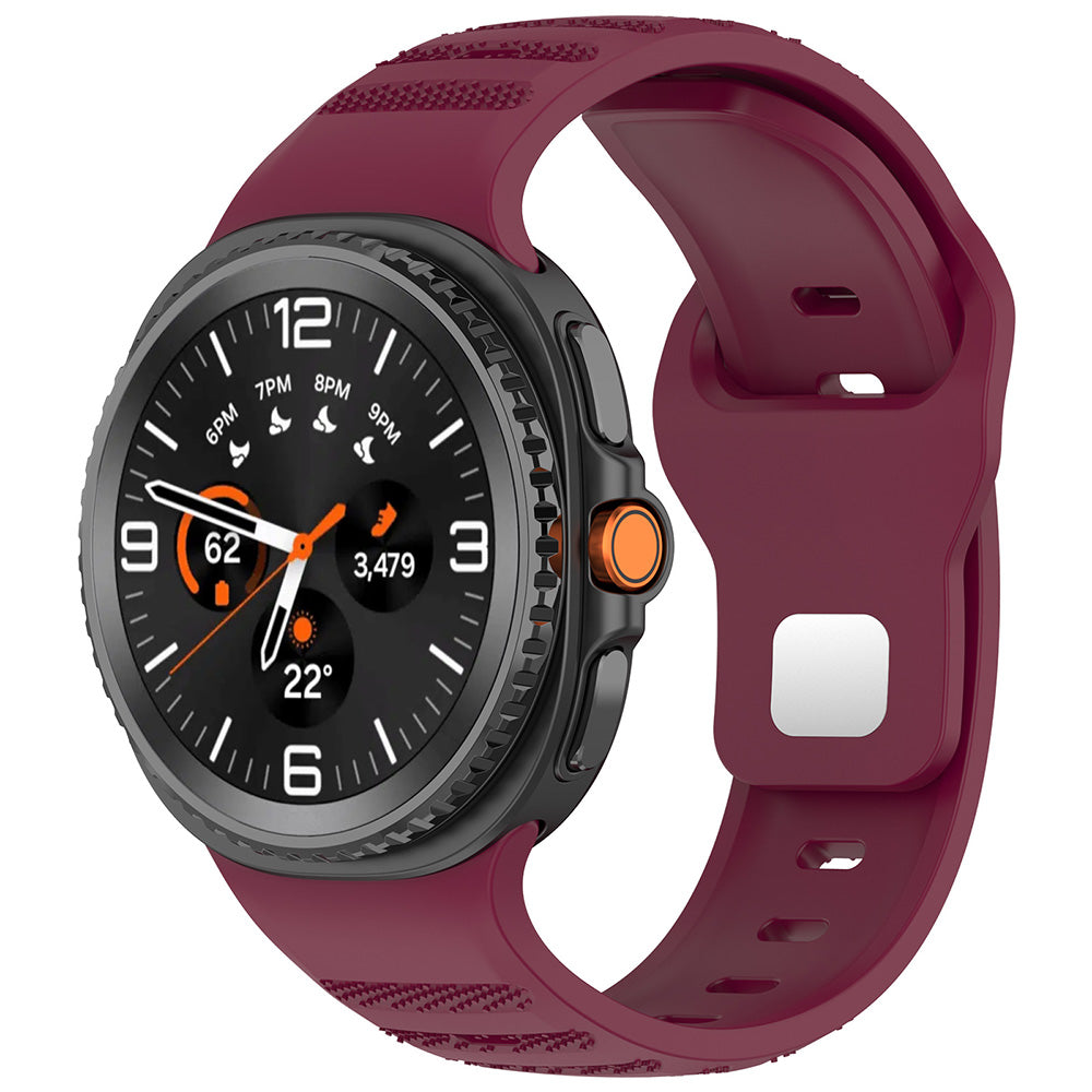 Pasek Techsuit W050 do Samsung Galaxy Watch8 / Watch8 Classic Series, Bordowy