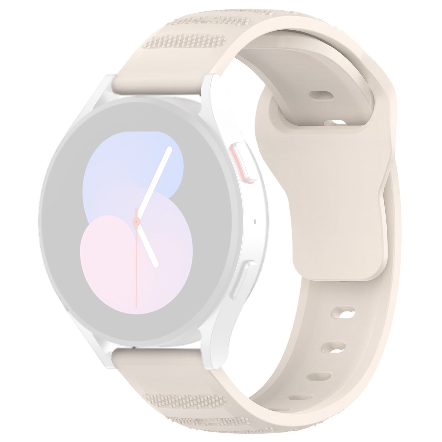 Pasek Techsuit W050 do Samsung Galaxy Watch / Huawei Watch Series, 20mm, Beżowy
