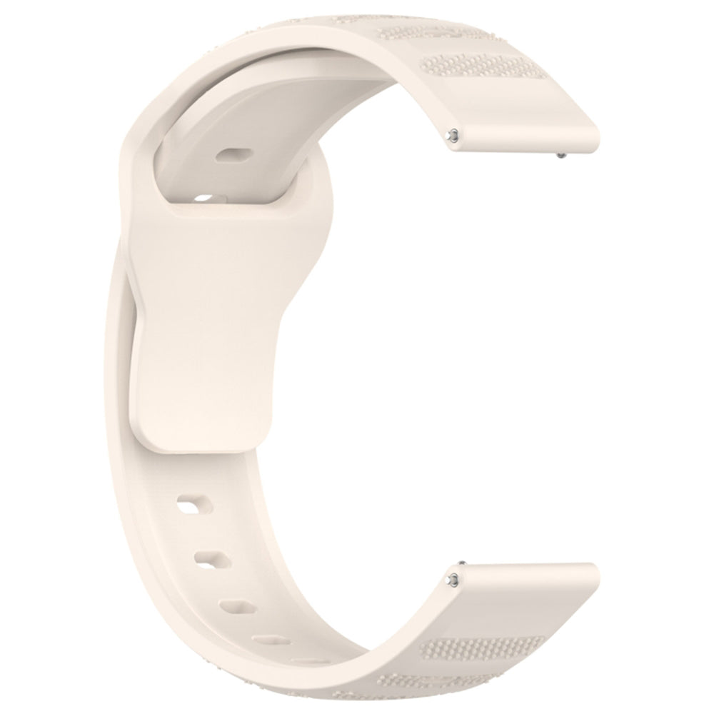 Pasek Techsuit W050 do Samsung Galaxy Watch / Huawei Watch Series, 20mm, Beżowy