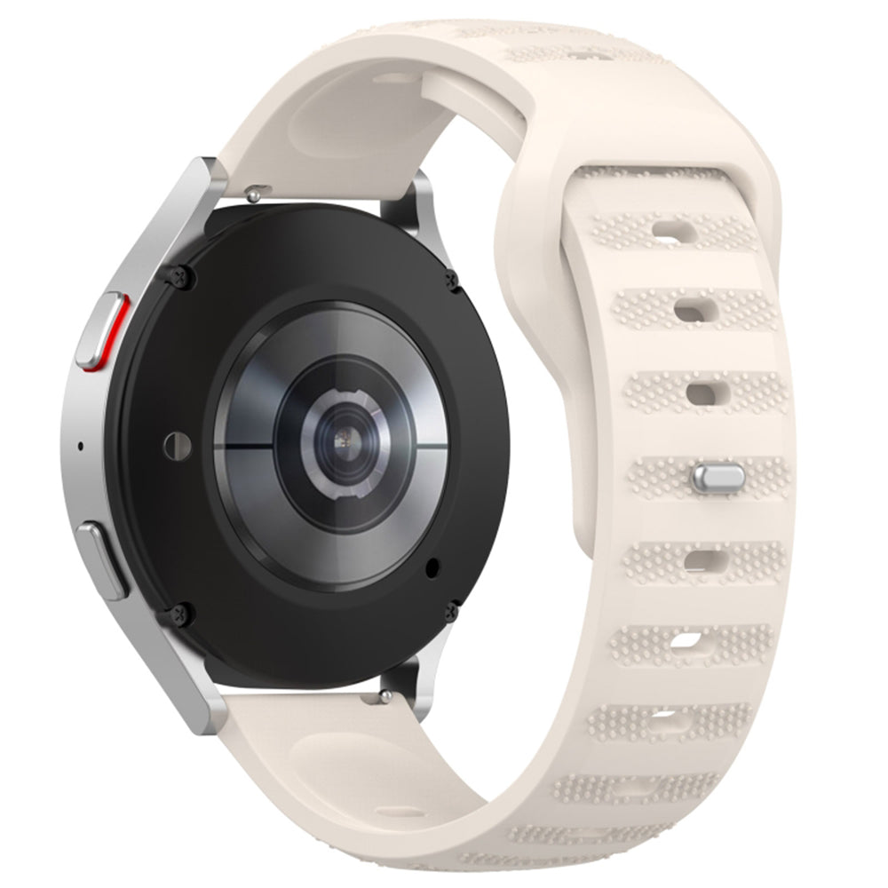 Pasek Techsuit W050 do Samsung Galaxy Watch / Huawei Watch Series, 20mm, Beżowy