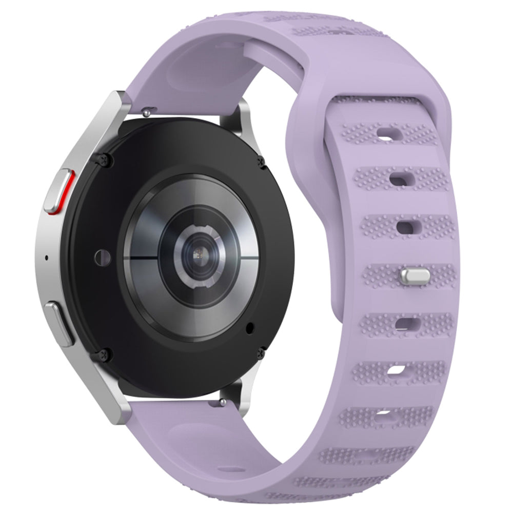 Pasek Techsuit W050 do Samsung Galaxy Watch / Huawei Watch Series, 20mm, Fioletowy