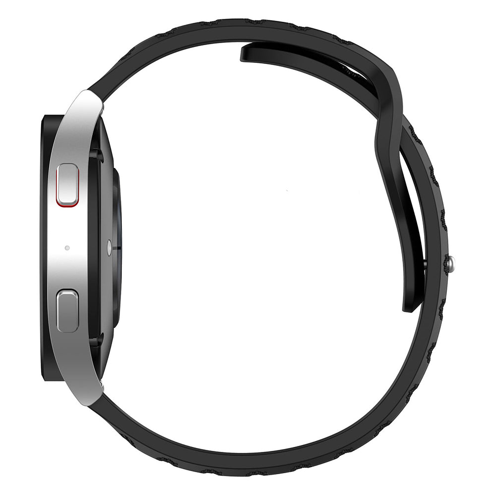 Pasek Techsuit W050 dla Samsung Galaxy Watch / Huawei Watch Series, Pomarańczowo-Beżowy