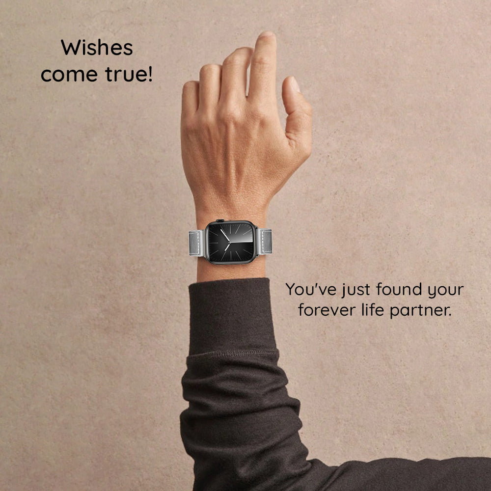 Techsuit W051 Strap for Apple Watch 42mm / 41mm / 40mm / 38mm Series, Dark Blue