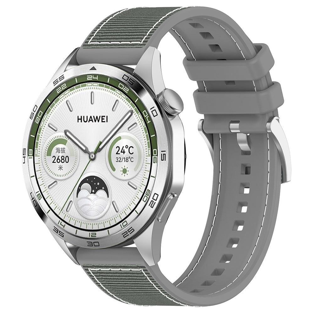 Pasek Techsuit W051 do Huawei Watch / Xiaomi Watch Series, 22mm, Szary