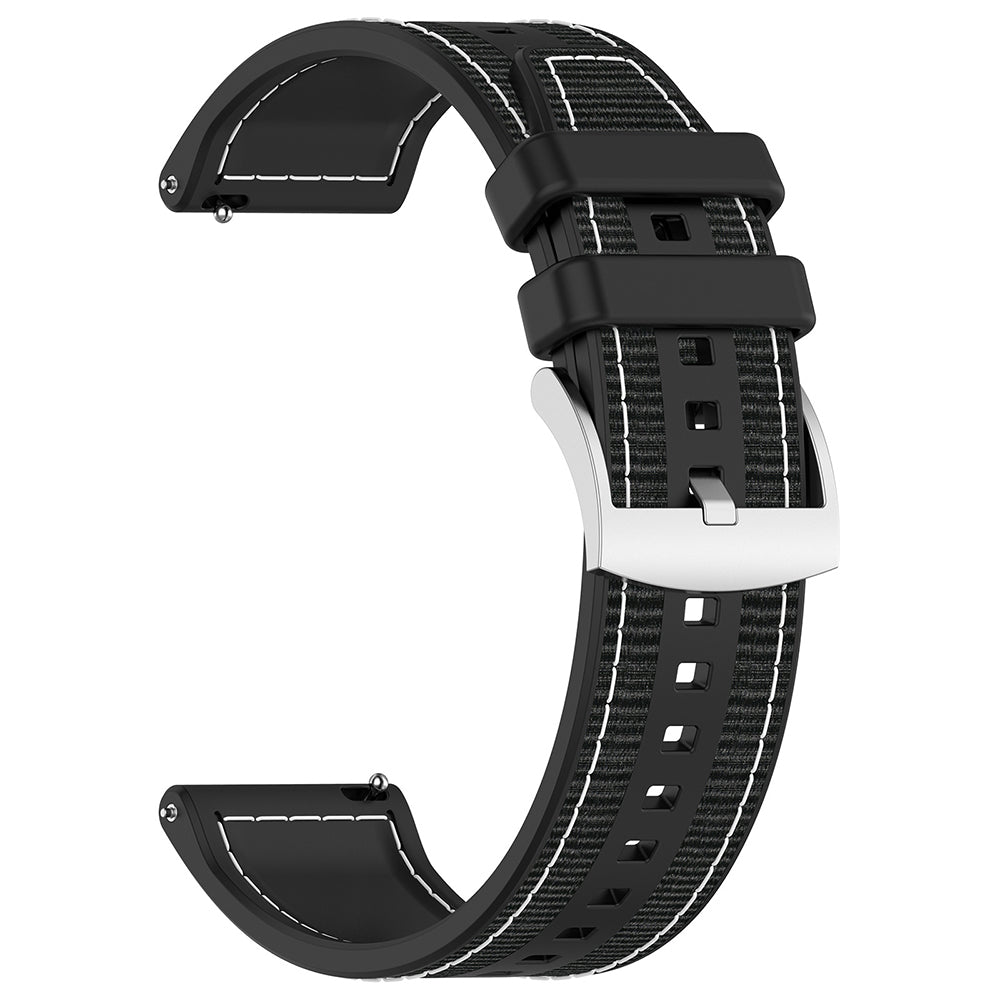 Pasek Techsuit W051 do Huawei Watch / Xiaomi Watch Series, 22mm, Czarny