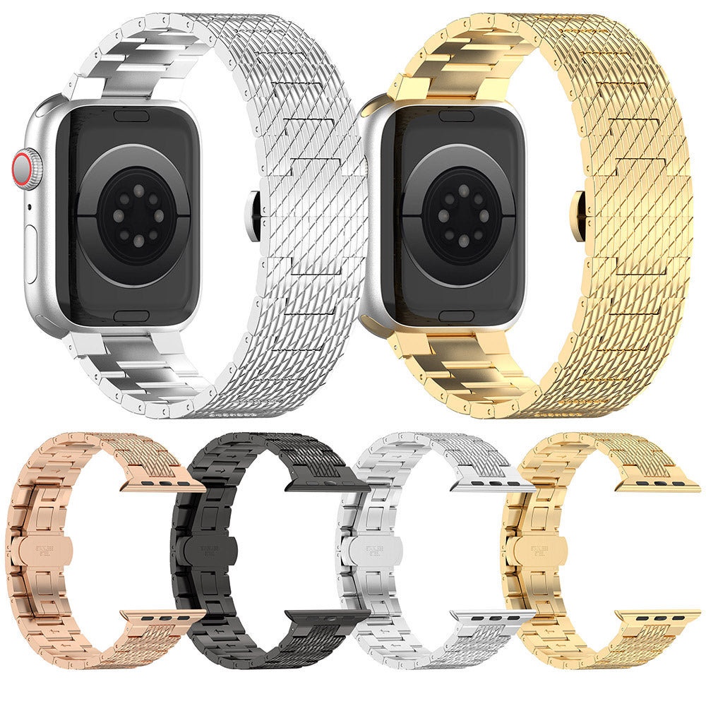 Pasek Techsuit W052 do Apple Watch 49mm / 46mm / 45mm / 44mm / 42mm Series, Srebrny