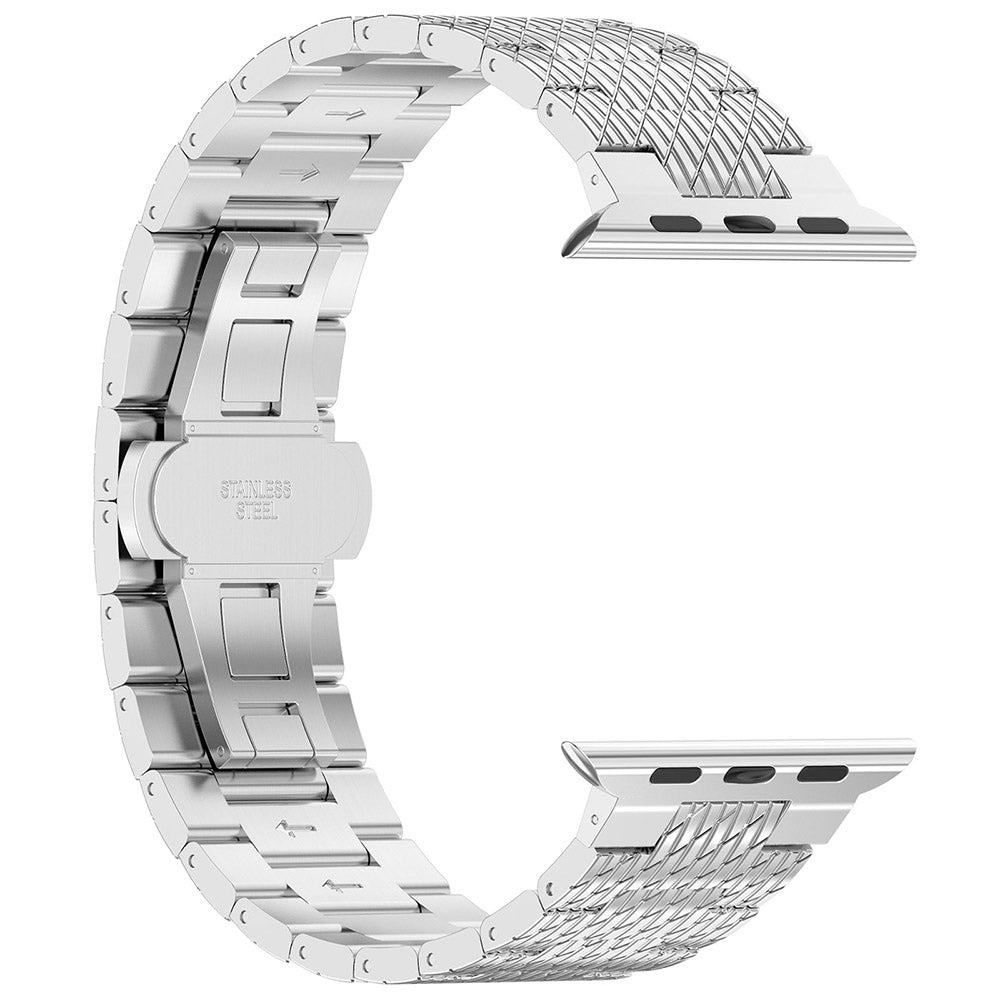 Pasek Techsuit W052 do Apple Watch 49mm / 46mm / 45mm / 44mm / 42mm Series, Srebrny