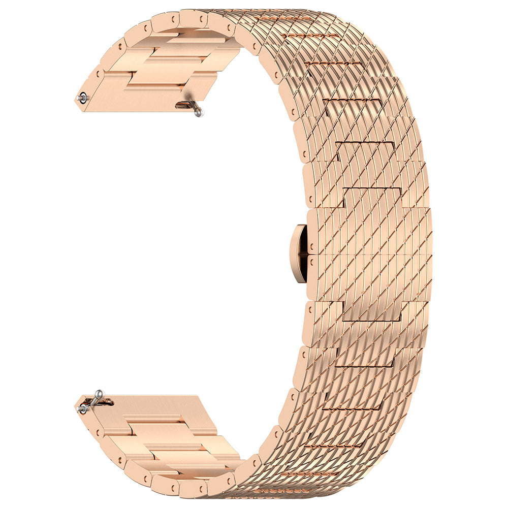 Pasek Techsuit W052 do Huawei Watch / Xiaomi Watch Series, 22mm, Różowe Złoto