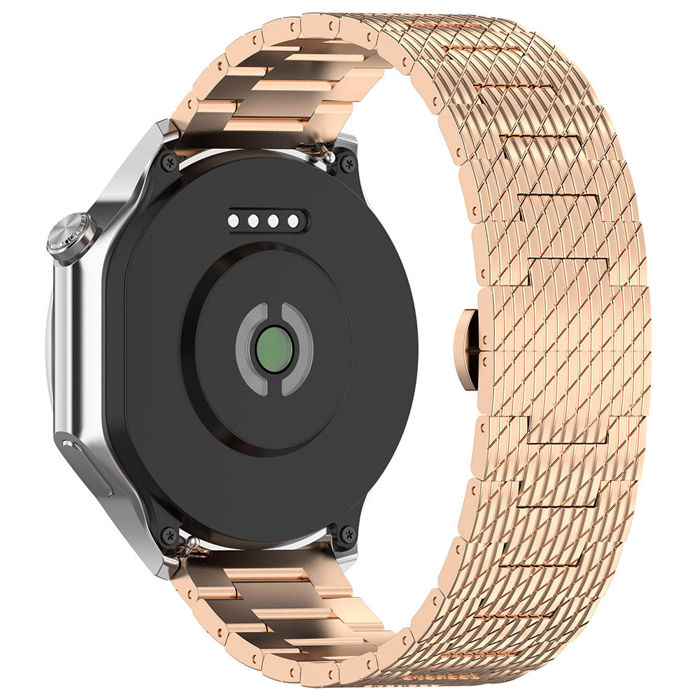Pasek Techsuit W052 do Huawei Watch / Xiaomi Watch Series, 22mm, Różowe Złoto