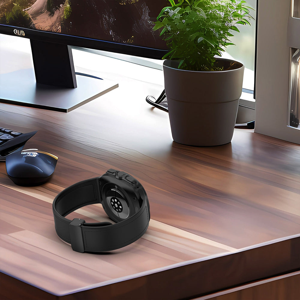 Pasek Techsuit W056 do Samsung Galaxy Watch Ultra, Czarny