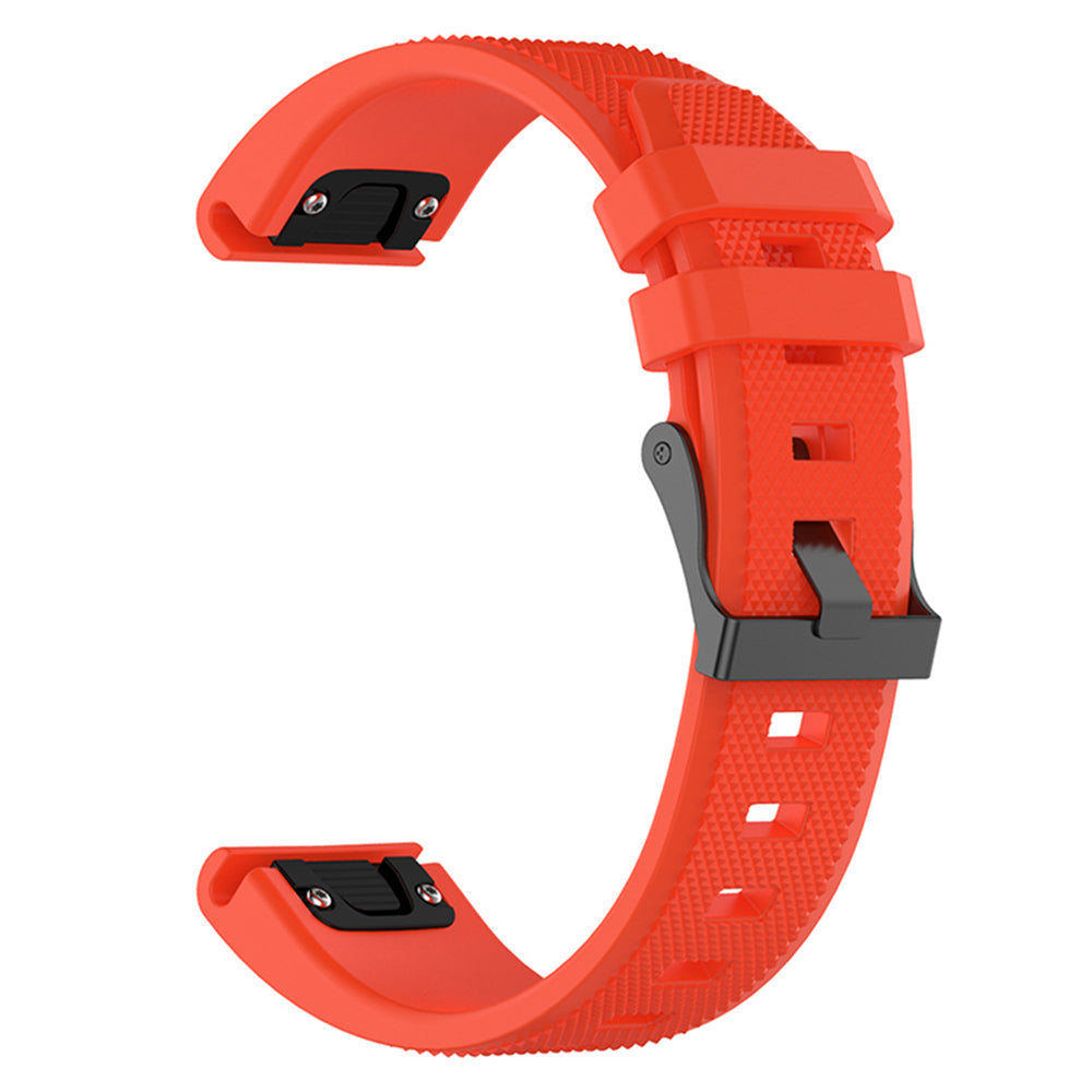 Pasek Techsuit W058 do Garmin Instinct / Approach / Fenix Watch Series, 20mm, Pomarańczowy