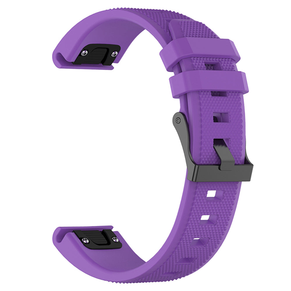 Pasek Techsuit W058 do Garmin Watch Fenix / Forerunner Series, 22mm, Fioletowy