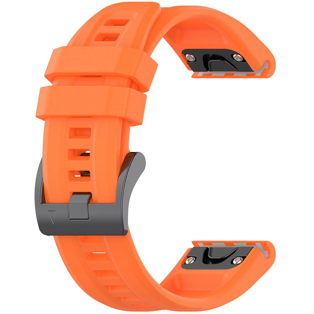 Pasek Techsuit W060 do Garmin Watch Fenix / Forerunner Series, 22mm, Pomarańczowy