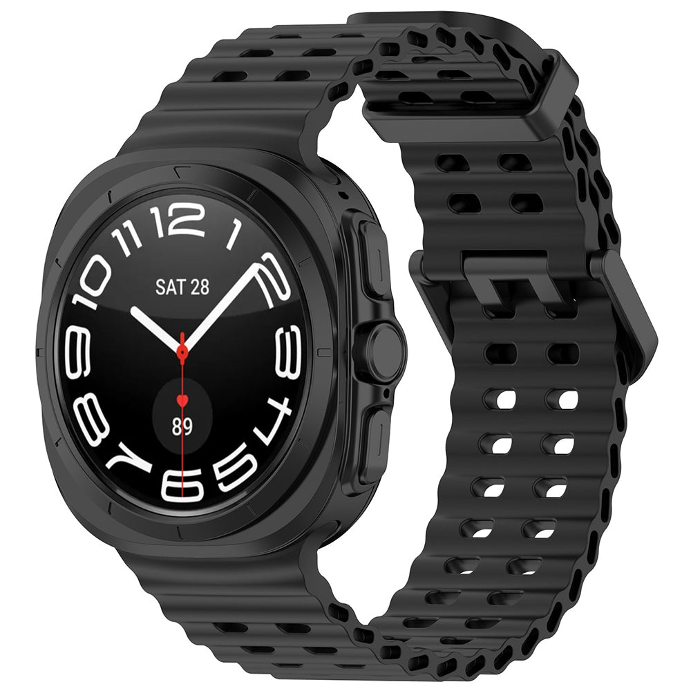 Pasek Techsuit W062 do Samsung Galaxy Watch Ultra, Czarny