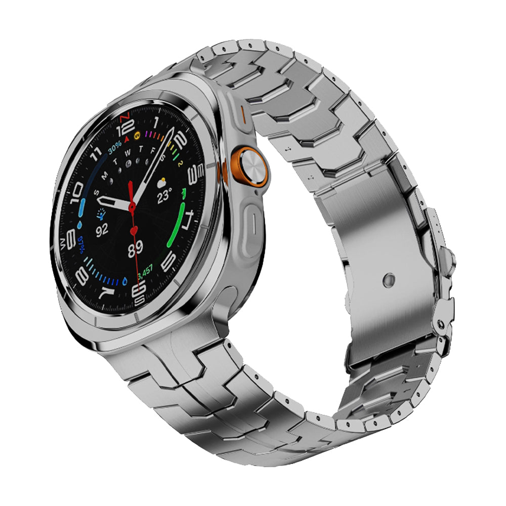 Pasek Techsuit W063 do Samsung Galaxy Watch Ultra, Srebrny
