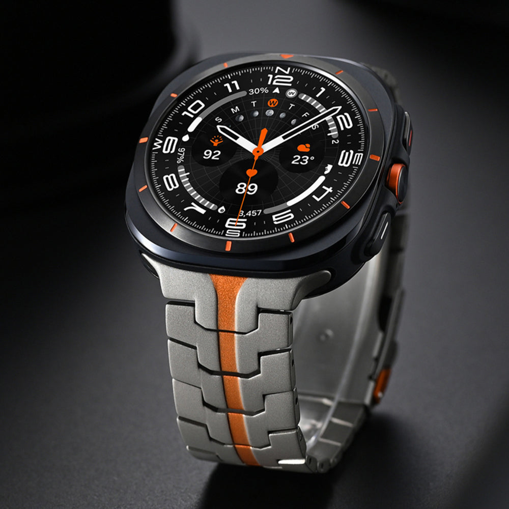 Pasek Techsuit W063 do Samsung Galaxy Watch Ultra, Srebrny