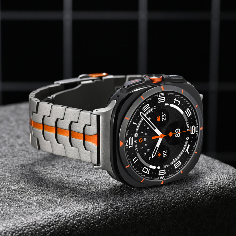 Techsuit W063 Strap for Samsung Galaxy Watch Ultra, Orange