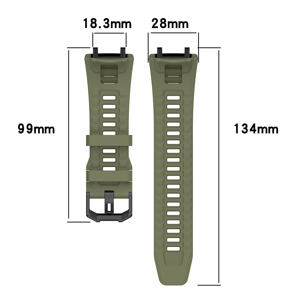 Pasek Techsuit W067 do Amazfit T-Rex 3, Zielony