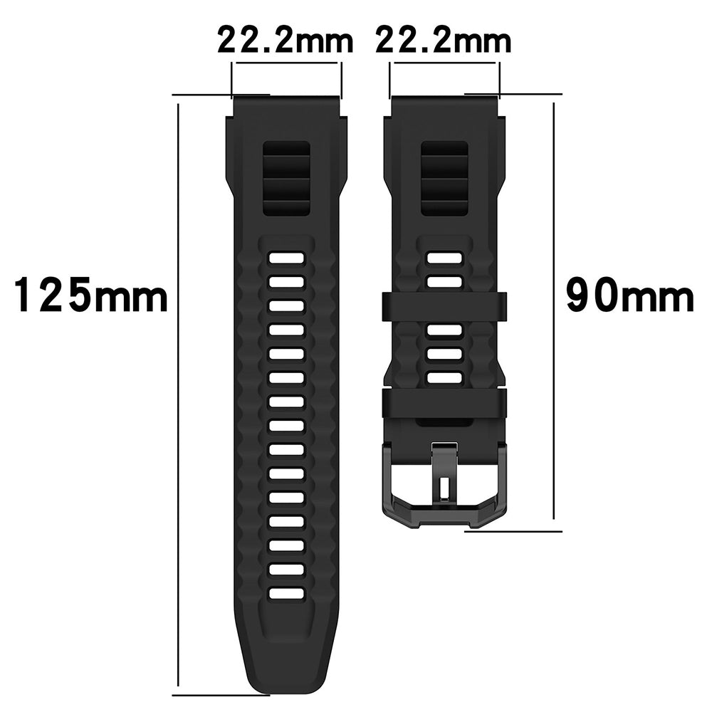Pasek Techsuit W067 do Amazfit T-Rex Ultra, Czarny