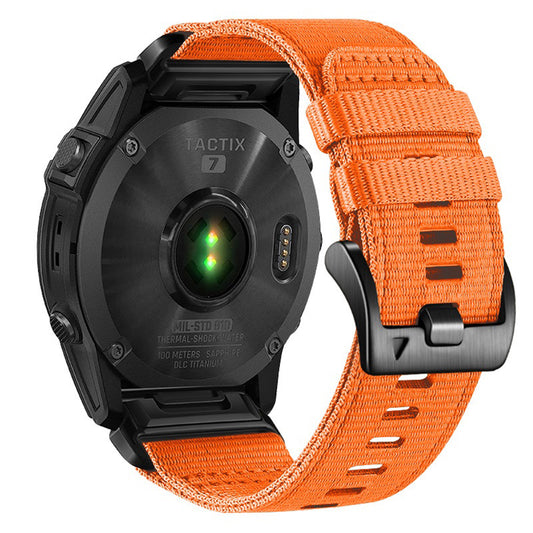 Pasek Techsuit W070 do Garmin Instinct / Approach / Fenix Watch Series, 20mm, Pomarańczowy