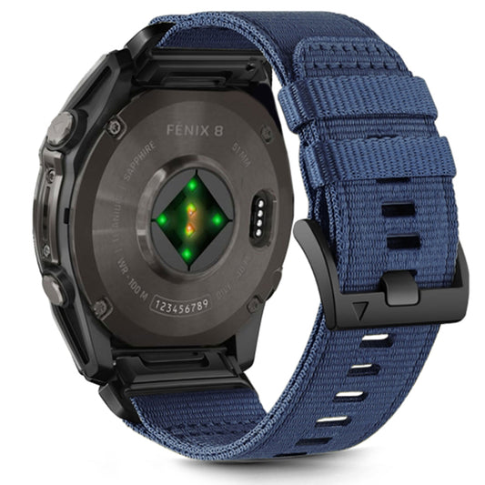 Pasek Techsuit W070 do zegarka Garmin Fenix / Forerunner / Approach Series, 22mm, Granatowy