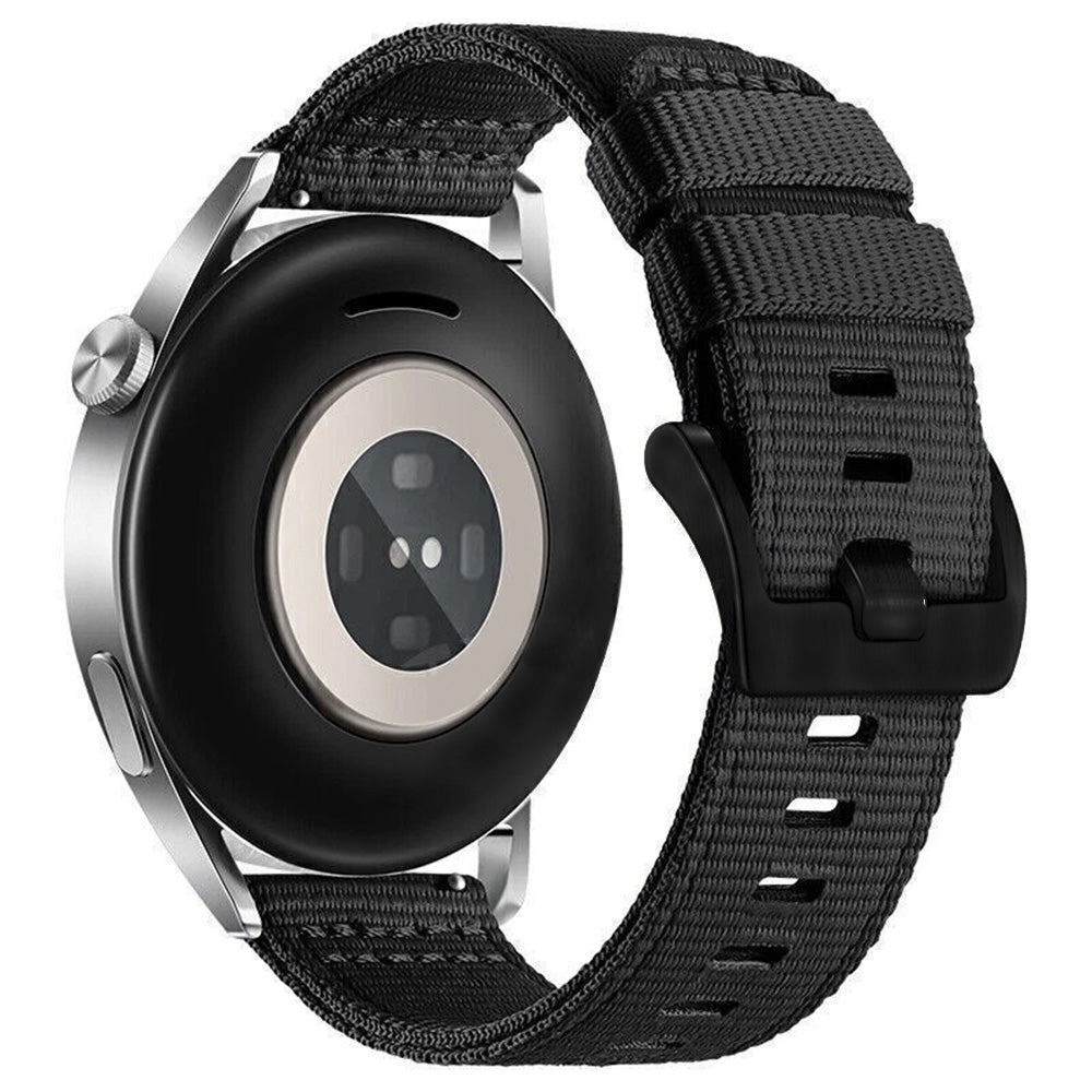 Pasek Techsuit W070 do Samsung Galaxy Watch / Huawei Watch Series, 22mm, Czarny