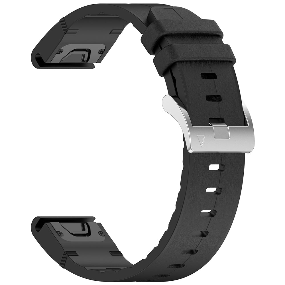 Pasek Techsuit W071 do Garmin Instinct / Approach / Fenix Watch Series, 20mm, Czarny