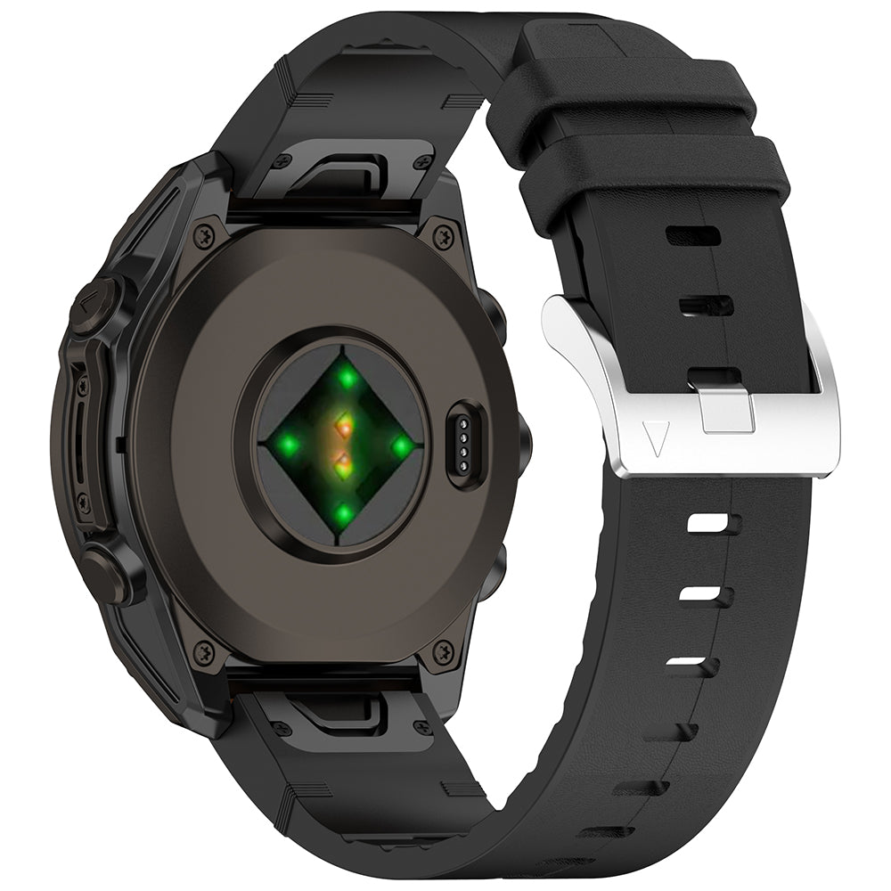 Pasek Techsuit W071 do Garmin Instinct / Approach / Fenix Watch Series, 20mm, Czarny