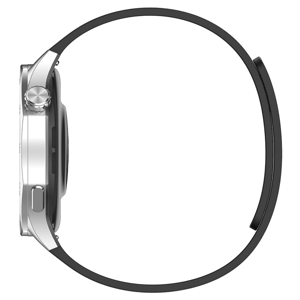 Techsuit W074 Strap for Huawei Watch / Garmin Watch Series, 18mm, Black