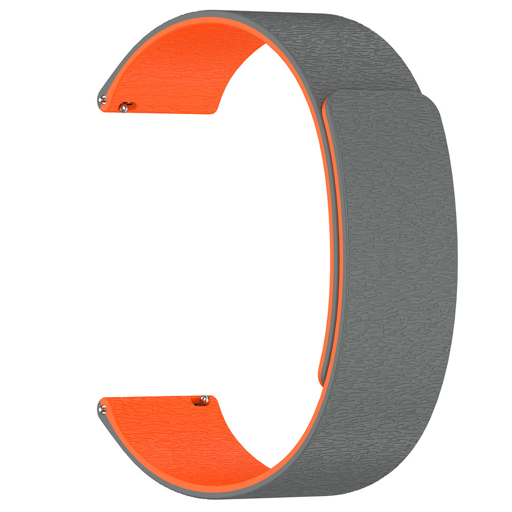 Pasek Techsuit W074 do Samsung Galaxy Watch Series, Szaro-Pomarańczowy