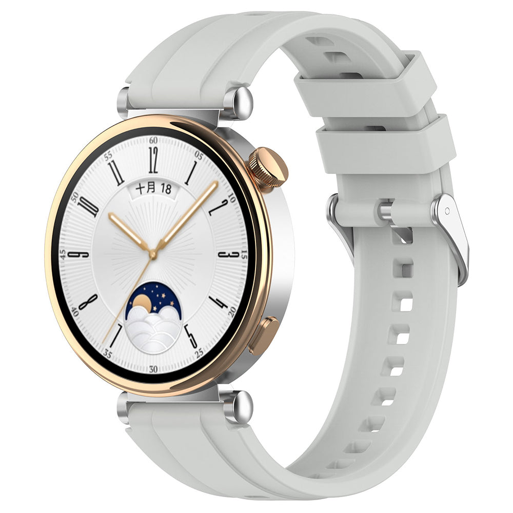 Pasek Techsuit W075 do Huawei Watch / Garmin Watch Series, 18mm, Szary