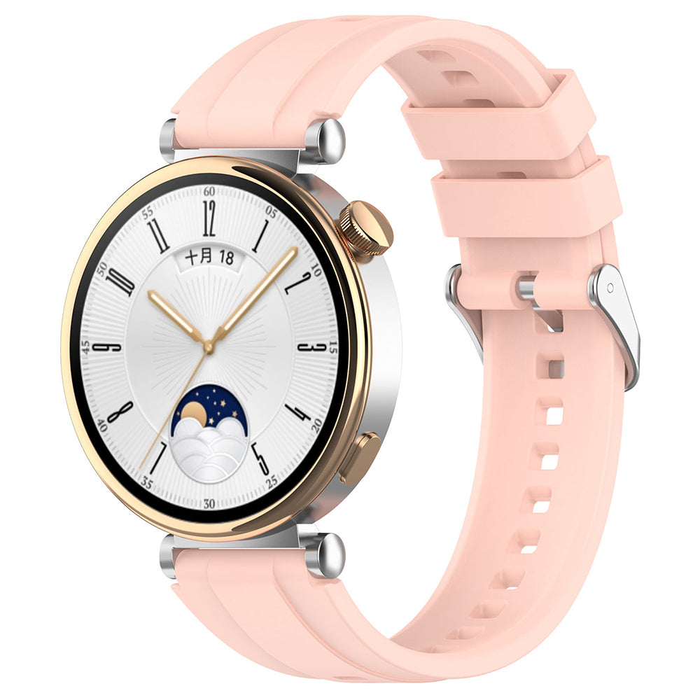 Pasek Techsuit W075 do Huawei Watch / Garmin Watch Series, 18mm, Różowy.