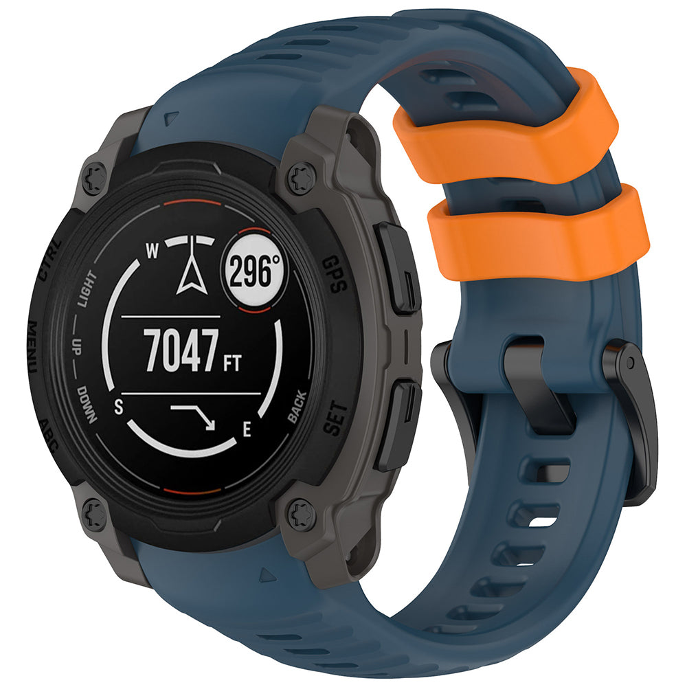 Pasek Techsuit W076 do Garmin Instinct E 40mm, Niebieski