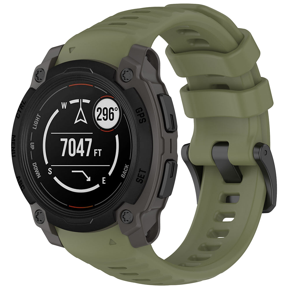 Pasek Techsuit W076 do Garmin Instinct E 40mm, Zielony