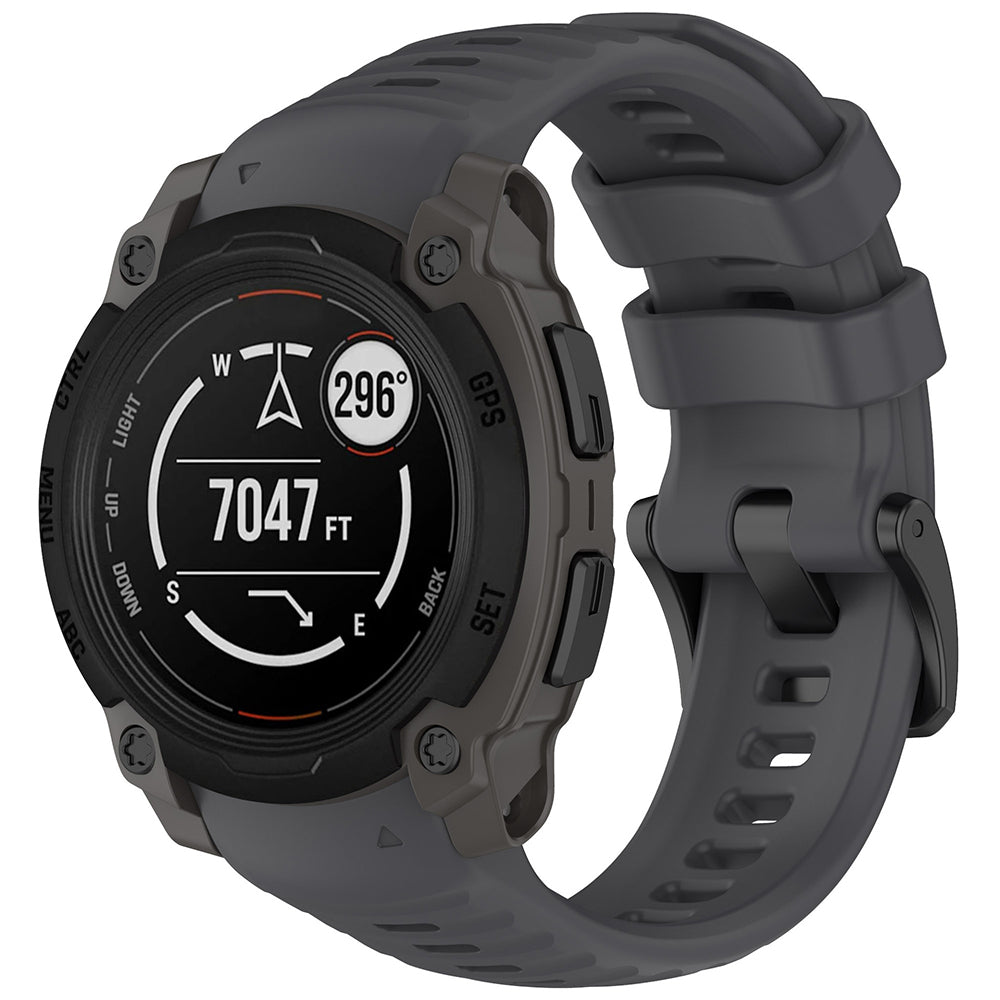 Pasek Techsuit W076 do Garmin Instinct E 45mm, Szary