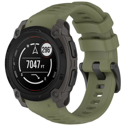 Pasek Techsuit W076 do Garmin Instinct E 45mm, Zielony
